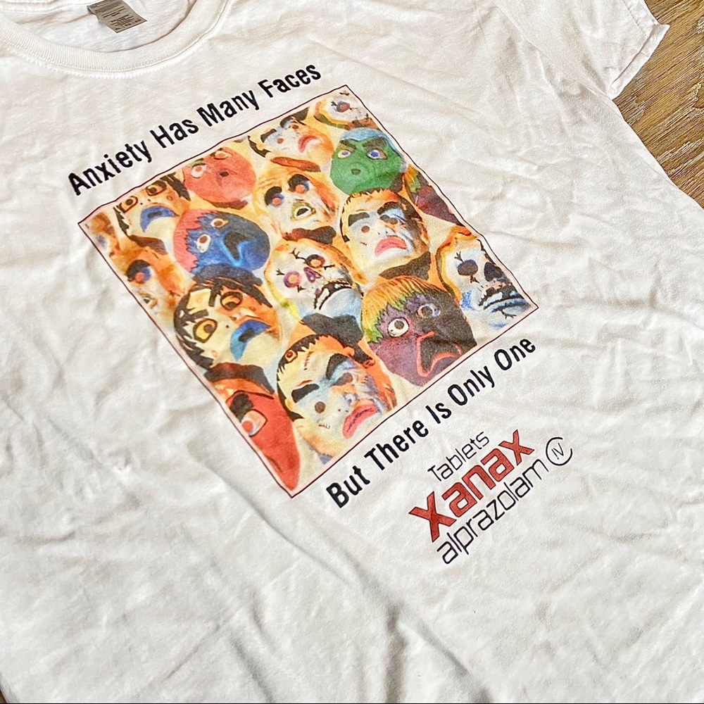 Throwback XANAX MEDICAL AD T SHIRT vintage